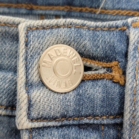 Madewell Women's 9" High Rise Skinny Jeans Size 24 Medium Wash Blue Denim 25x28 - Picture 9 of 11